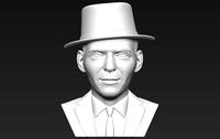 Frank Sinatra bust 3D printing ready stl obj formats | 3D