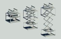 Lift For Projector Revit Family with Extend Parameter