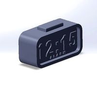 digital clock | 3D