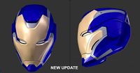 Iron rescue pepper potts 3d helmet | 3D