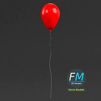 Balloon with a string