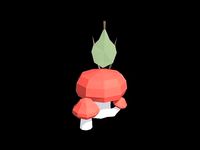 Low Poly Pixie Throne