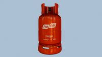Gas Cylinder Orange