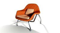 Womb Chair  Game Asset