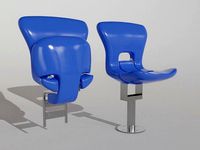 Plastic stadium seat FCB