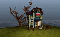 Game Rez Caricature Ghost House