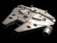 Millenium Falcon Space Ship Star Wars 1