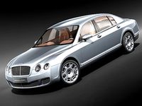 Bentley Continental Flying Spur Speed 2009 3D Model