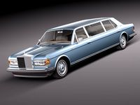 Rolls Royce Silver Spirit Spur 1980 - 1998 stretched limo