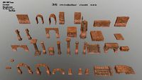 old ruin set