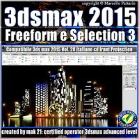 3ds max 2015 Freeform e Selection vol 20 cd front