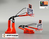 Portable basketball stand