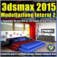 3ds max 2015 Modellazione Interni 2 v 10 cd front