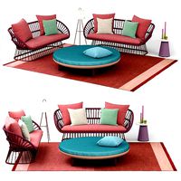 kettal cala 3 place sofa