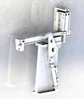 Oblique cylinder push mechanism