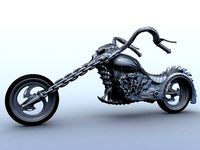 Sci Fi Motorcycle