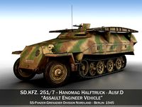 SDKFZ 251 Ausf D - Assault Engineer Vehicle - 542