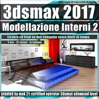 010 3ds max 2017 Modellazione Interni 2 v10 cd front