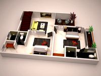detailed floor plan 3d 3D model