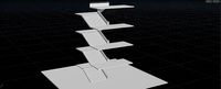 Houdini Stair Asset Low-poly 3D model