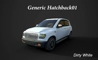 Generic Hatchback 01 Dirty White