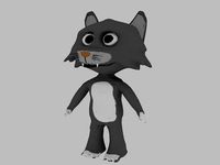 Cartoon cat