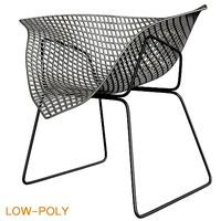 Bertoia Diamond Chair Pad Harry Cover Knock low poly 3d model