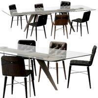 Kate chair Ramos table by Bontempi
