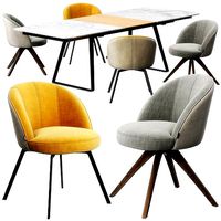 Rolf Benz 629 chair set