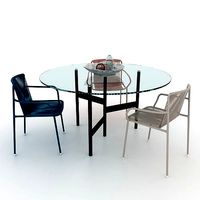 Living Divani table Notes and Pedrali Tribeca chair