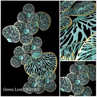 Green Leafy Wall Art