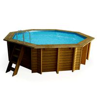 Wooden Swimming Pool Hexagonal