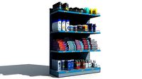 Supermarket Shelves Personal Hygiene