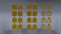 rgd bagua trigram pendant set