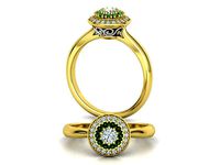 Paradise Own design Engagement ring printable 3dmodel | 3D