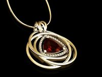 entangled celtic pendant | 3D