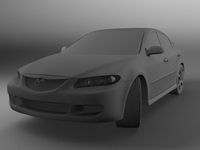 Realistic Mazda 6 Model