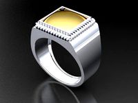 Ring Chevalier Simple | 3D