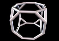 040 Mathart - Archimedean Solids - Truncated Cube 01 - 10 cm | 3D
