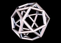 025 Mathart - Archimedean Solids - Icosidodecahedron 01 - 10cm | 3D