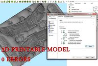 Isis Egyptian Goddess for CNC 3D Router | 3D