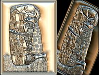 Gustav Klimt The Kiss for CNC 3D Router | 3D