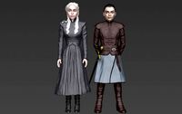 Game of Thrones pack Daenerys Arya full color 3D printing | 3D