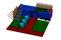 Shipping Container Home with Rooftop Garden | 3D