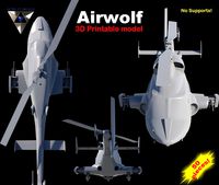 Airwolf Bell 222 Replica | 3D