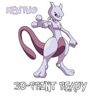 Mewtwo - 3d print model | 3D