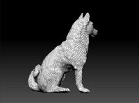 Siberian Husky sculpture | 3D