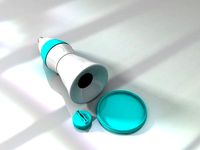 Portable clean water bottle design | 3D