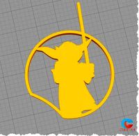 Disney Inspired Mouse Ear - Star Wars - YODA - 3D print model | 3D
