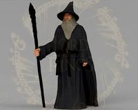 Gandalf the Lord of the Rings Hobbit full color 3D printing | 3D